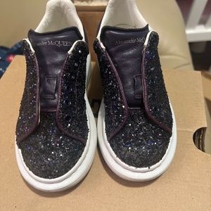 Purple glitter Alexander McQueen size 8.5